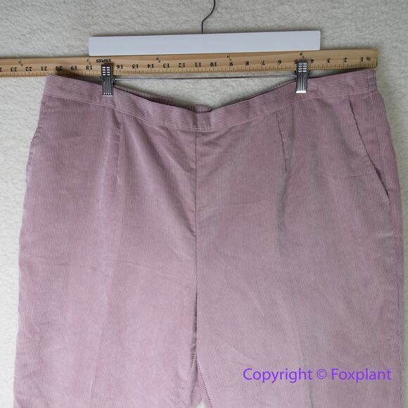 New! Afred Dunner‎ classic fit comfort waist corduroy pants, women plus size 24W - Picture 3 of 12